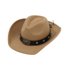 Chapeau de ceinture en cuir avec pierres précieuses, style-Kaki