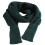 Châle chaud en Crochet, écharpe élastique résistante-Noir Vert 1