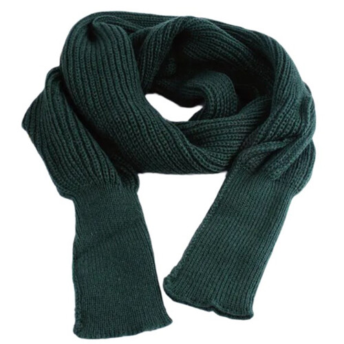 Châle chaud en Crochet, écharpe élastique résistante-Noir Vert
