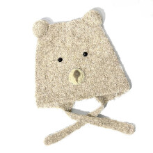 Chapeau en peluche ours à la mode, taille réglable,-Beige