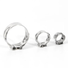 5/10 PCS 304 Stainless Steel Single Ear Hose Clamps Kit, Corrosion Resistant, Adjustable 660mm