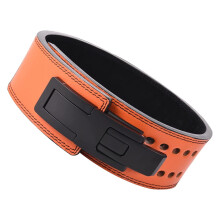 Weight Lifting Belt, Adjustable Lever Belt, 13 mm Leather, Men's Squat, Deadlift Ref: 5911