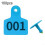 Veterinary Tags for Livestock Management, Sturdy Blue Identification Tags, Easy Application, 100pcs 1