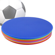 Soccer Training Flat Disc - 23cm Anti-Slip Disc Marker for Agility Practice, Durable Training Plate for Football Drills