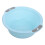 Plastic Wash Basin Thickened Durable MultiPurpose Foot Soak Tub for Kitchen Laundry Light Blue 1