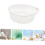 Large Plastic Wash Basin Thickened MultiPurpose Bowl for Home Kitchen Bathroom Salon Use 2