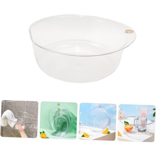 Large Plastic Wash Basin Thickened MultiPurpose Bowl for Home Kitchen Bathroom Salon Use 1
