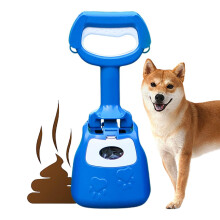 Dog Poop Scooper with Ergonomic NonSlip Handle for Hygienic Pet Waste Removal in Yard and Grass
