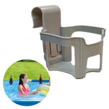 Above Ground Pool Accessories, 2 Inch Round Top Bar Fit, Poolside Relaxation Tools Ensuring Drinks Within Reach, No-Spill Drink Holders for Unmatched