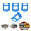 Professional Tile Installation Blue Plastic Spacers, Innovative Tile Leveling System For Mortar Setting Flatness, Efficient Tile Installation Tools, 3