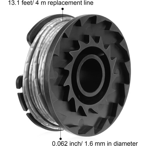 Replacement Spool for Bosch Garden Tools, Compatible with Bo*sc&h F016800569 Models, Featuring Durable Construction and Efficient Line Dispensing, 1