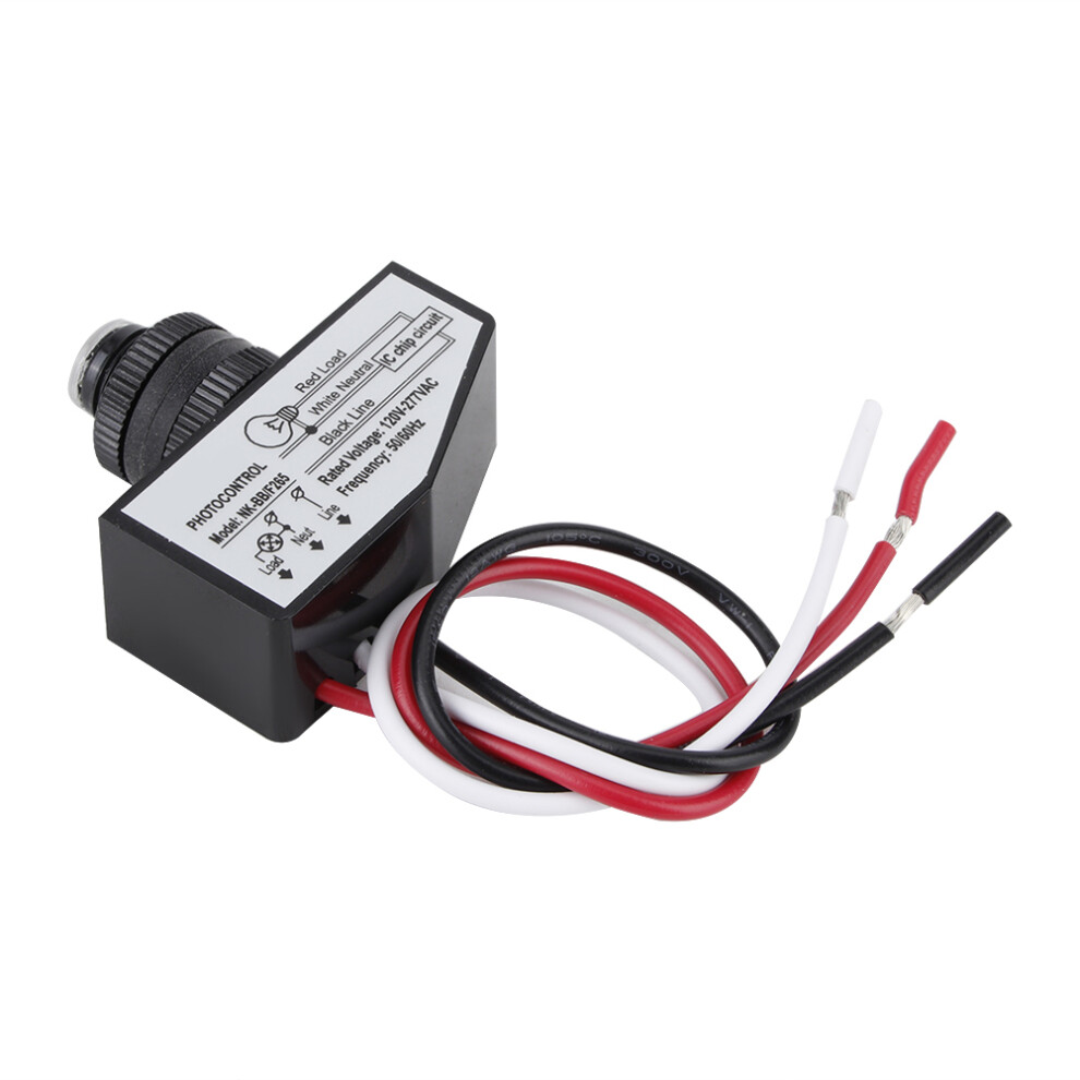 Dusk To Dawn Sensor, Outdoor Photocell Light Control With Automatic Illumination Detection, Weather-Proof Lighting Switch For Optimal Energy Savings 9464372591145