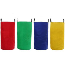 Potato Sack Race Bags for Kids Outdoor Play, Outdoor Lawn Carnival Games Bean Bags Ring Toss Set with Inflatable Oxford Fabric Draining Mat, Family