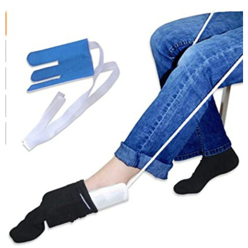Socks Aid For Easy On Easy Off, Pulling Assist Device Ensuring No Bending For Elderly, Disabled, And Pregnancy. Comfortable Material, Mobility