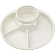 Divided Design Portion Control Plate, Ideal for Meal Prep & Healthy Eating, Dishwasher & Microwave Safe (Compact & Stylish)