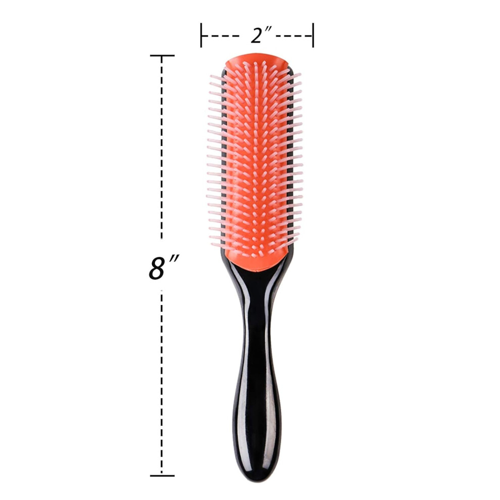Natural Curl Styling With Salon-Quality Results, Travel-Friendly Hair Brush For Smooth And Define Curls, Optimized Grip Control With Anti-Static