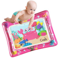 Tapete aquático para promover o desenvolvimento do bebê durante o tempo de bruços, portátil para diversão em qualquer lugar, PVC livre de BPA