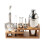 BarShaker for cocktail preparation, 16piece set with bamboo stand 1
