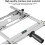 Cutting board for positioning edge guide, circular saw cutter, woodworking tool Ref: 4203 4