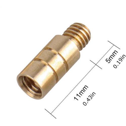 Dart Shaft Weights 2g Brass for 2BA Rods - Dartboard Throwing Handle Replacement Accessories 1