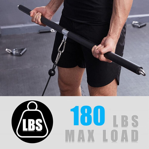 Multifunctional adjustable lat pulldown cable for home, gym, bench press, squats, workout 2