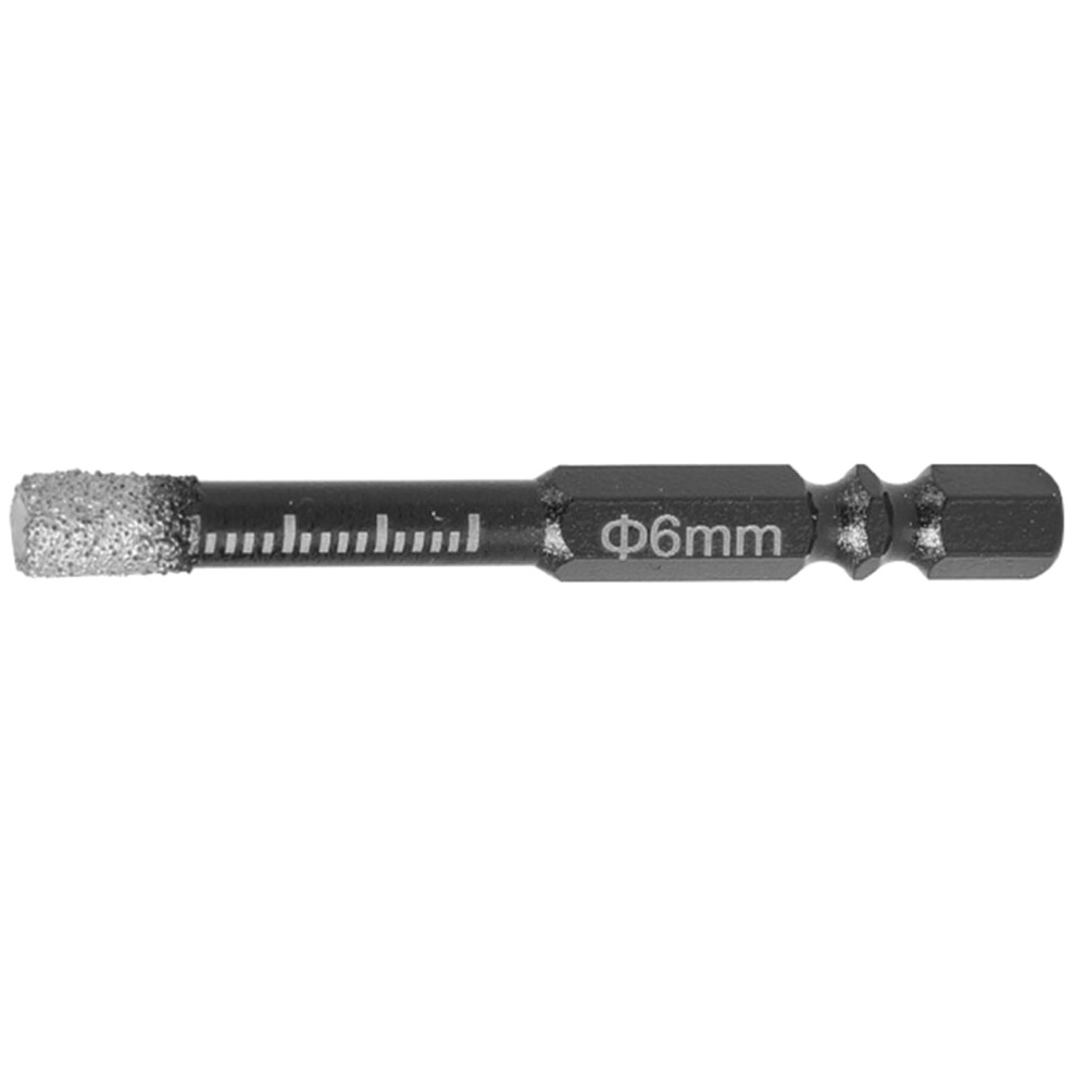 6Mm Dry Diamond Core Drill Bit With Hex Shank For Tile Glass Marble Concrete Efficiency 9426802349795