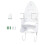 Iron Holder Organizer with Hook, Rust Resistant Wall Mounted Rack for Space Saving Laundry Room 1