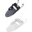 Heavy Duty Wall Mounted Iron Holder with Hooks for Space Saving Laundry Room Storage Organizer White 2