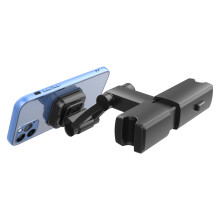 Car Headrest Tablet Holder and Phone Mount with 360 Rotation, Adjustable for Devices Under 10 Inches