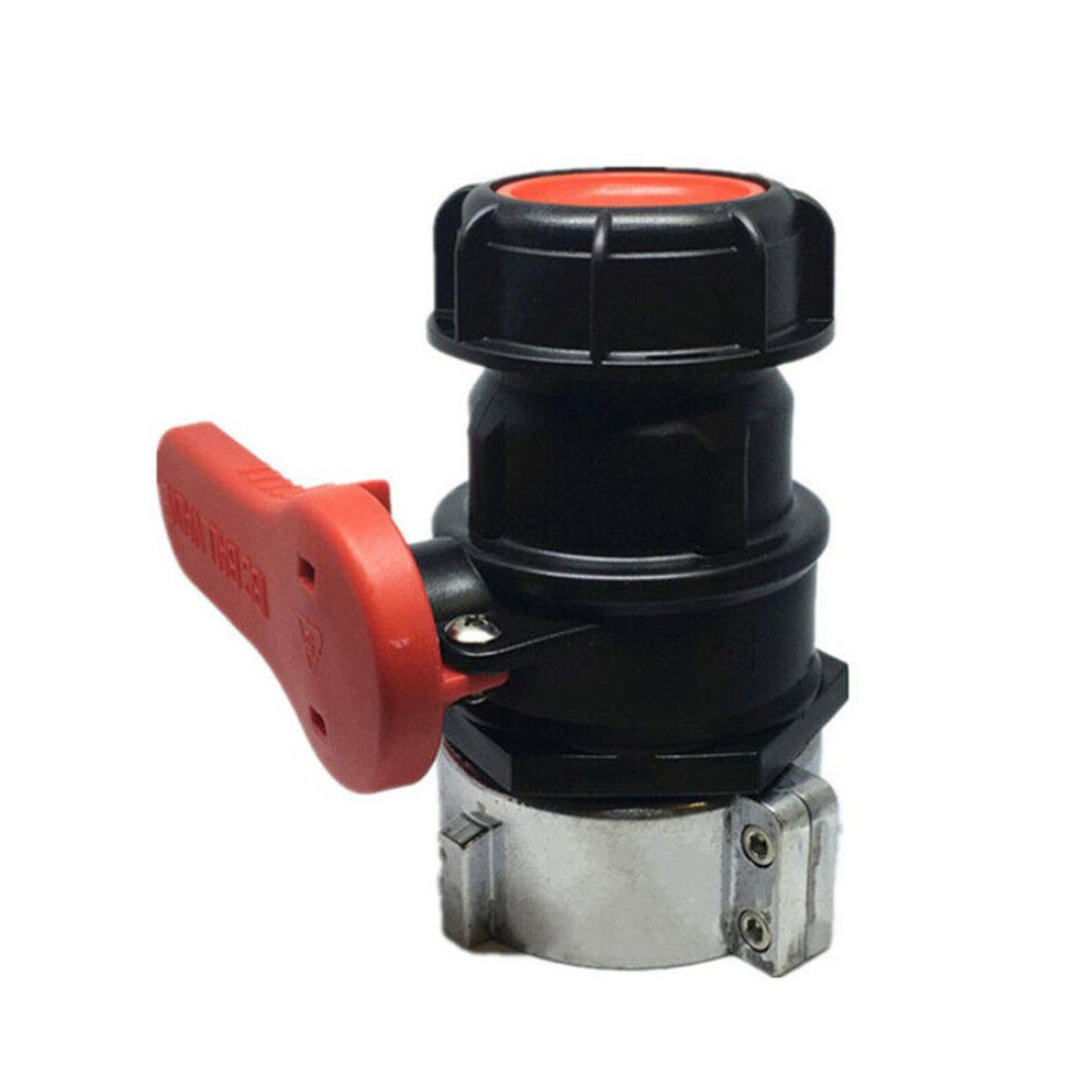 Ibc Tote Tank Valve 75Mm Coarse Thread Dn50 Npt Adapter Corrosion Resistant Easy Flow Control 9365049993050