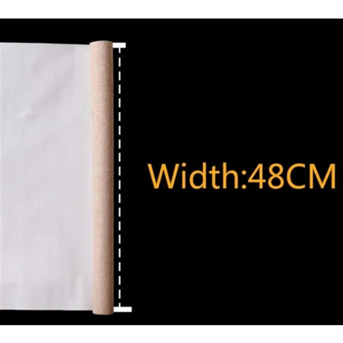 Empty Canvas Roll Linen Blend, Primed, Oil Painting, 48cm Width 2