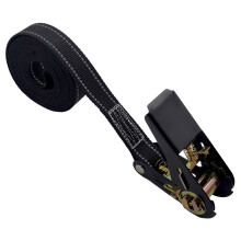 Heavy Duty Ratchet Tie Down Straps 1760lb Break Strength for Trucks and Loaded Vehicles