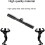 Lat pull bar, biceps straight bar, cable attachment pull bar for cable pull tower, triceps bar for gym, home muscle training. 5