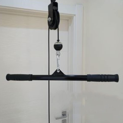 Lat pull bar, biceps straight bar, cable attachment pull bar for cable pull tower, triceps bar for gym, home muscle training. 1