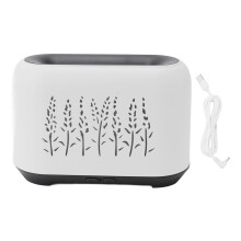 Aromatherapie-Diffusor mit realistischem Flammeneffekt, ultraleise, wasserloses System mit automatischer Abschaltfunktion und Timer,