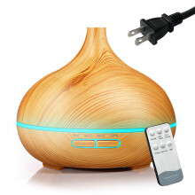 Umidificatore con umidità costante intelligente, diffusore per aromaterapia con design effetto legno e spegnimento automatico, diffusore a