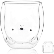 Niedlicher Bären-Reisekulturbeutel, multifunktionaler, wasserdichter Kosmetikkoffer aus PU-Leder zum Aufhängen, perfektes Geschenk für Damen und