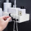 Kitchen Organizer, Easy Installation, Corner Space Utilization, Heavy Duty Suction Cup, Ventilation And Drainage Design, Self-Adhesive No-Drill 5