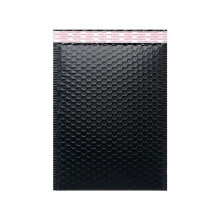 Bubble Envelopes Pack of 5 Bubble Mailer Padded Envelopes Self Seal Black Metallic Ref: 4461
