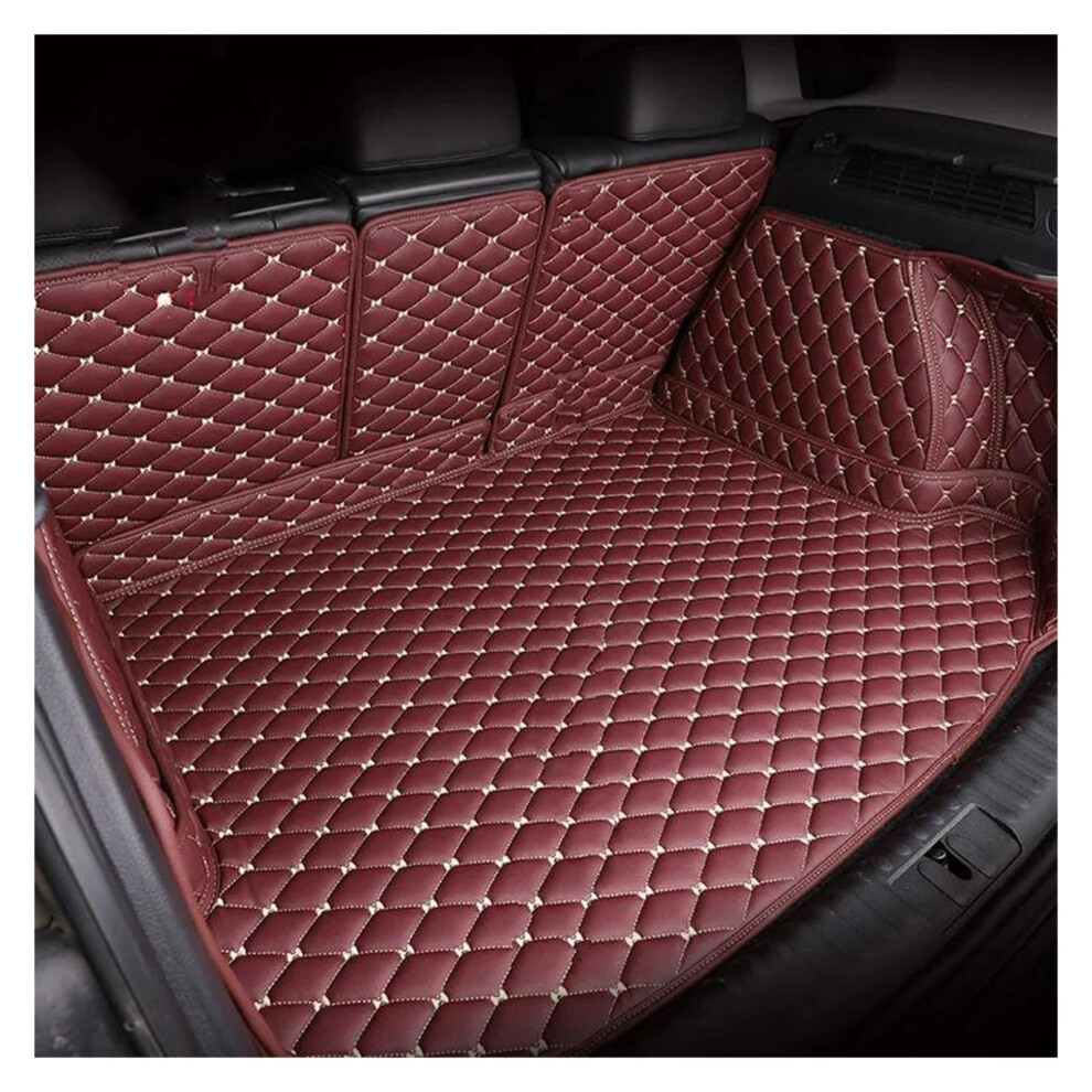 Trunk Mat For Acura Rl 20052008 Custom Fit Leather Waterproof Nonslip Wine Cargo Liner Red 9426802350241