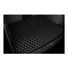 Waterproof PU Leather Trunk Mat for Subaru Forester 20132018, Custom Fit Boot Liner Black Beige