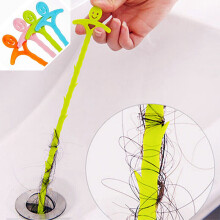 Kitchen Drain Catcher for Bathroom, Reusable Drain Tool with Stainless Steel Cleaner for Seamless Cleaning