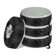 Spare Tire Cover Waterproof with Handle Heavy Duty AntiScratch Car Tire Storage Bag 65x37/80x47cm