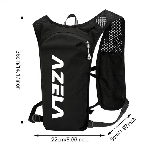 Running Vest Lightweight with Water Bottle Hydration Backpack Light Purple Ref: 9819 1