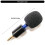 Buigbare 3,5 mm mini-cameramicrofoon met winddichte-Blauw 2