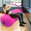 Air Roller Inflatable Tumble Gymnastic Barrel 60cm 7
