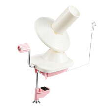 Hand Operated Yarn Ball Winder for Knitting and Crocheting, Tangle, Pink HeavyDuty
