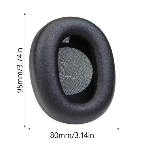 High Elasticity Memory Sponges Earpad Ear Covers Superior-Black 2