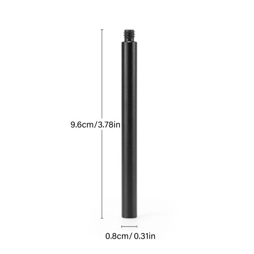 Caméra polyvalente Standard 1/4 ", tige d'extension filetée mâle 2