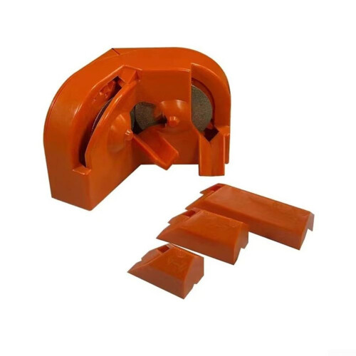 Drill Bit Sharpener with Triple Grinding Holders, Electric Grinder for Multiple Bit Size Range